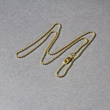 Load image into Gallery viewer, 14k Yellow Gold Bead Chain 1.5mm

