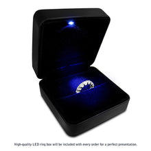 Load image into Gallery viewer, Round Cut Lab Grown Diamond Eternity Ring in 14k White Gold (2 cttw FG/VS2)
