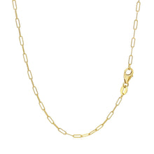 Load image into Gallery viewer, 18K Yellow Gold Fine Paperclip Chain (1.50 mm)
