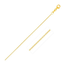 将图片加载到图库查看器，14k Yellow Gold Round Cable Link Chain 1.1mm
