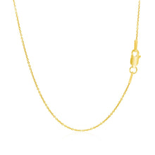 将图片加载到图库查看器，14k Yellow Gold Round Cable Link Chain 1.1mm
