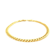 Load image into Gallery viewer, 4.5mm 14k Yellow Gold Miami Cuban Semi Solid Bracelet
