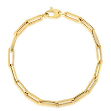 Load image into Gallery viewer, 10K Yellow Gold Lite Paperclip Bracelet  (4.20 mm)
