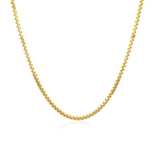 将图片加载到图库查看器，18k Yellow Gold Classic Box Chain (1.40 mm)
