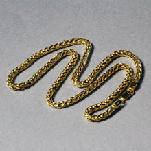 Load image into Gallery viewer, 4.1mm 14k Yellow Gold Diamond Cut Round Franco Chain
