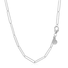 Load image into Gallery viewer, 14k White Gold Wire Paperclip Chain (2.7mm)
