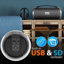 Load image into Gallery viewer, Pyle PBMSPG2BK  Portable Bluetooth Boom Box  No Storage New
