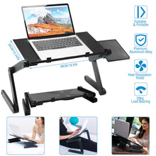 Load image into Gallery viewer, iMounTEK GPCT1656 360° Rotatable Portable Desk Stand with Mouse Board (Black)
