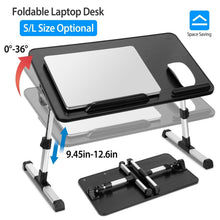 Load image into Gallery viewer, iMounTEK Laptop Lap Desk Adjustable Foldable Stand with Mouse Pad (Black)

