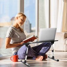 Load image into Gallery viewer, iMounTEK Laptop Lap Desk Adjustable Foldable Stand with Mouse Pad (Black)
