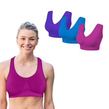 Load image into Gallery viewer, 3 Pack: Seamless Lightweight Comfort Bras
