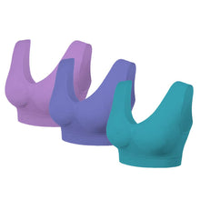 Load image into Gallery viewer, 3 Pack: Seamless Lightweight Comfort Bras
