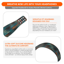 将图片加载到图库查看器，Upgraded Silicone Headband for Audeze Maxwell 1 and 2 - WC HeadbandZ
