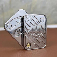 将图片加载到图库查看器，Fidget Spinner KK Pop Fingertip Gyro Solution Pressure Reduction Toy Push Poker Push Card EDC stainless Steel Toys Adult Gifts
