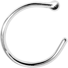 Load image into Gallery viewer, 20G 5/16 Solid 14K White Gold Nose Hoop
