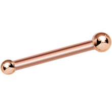 将图片加载到图库查看器，Solid 14K Rose Gold 1.5mm Ball Nose Ring
