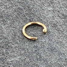 将图片加载到图库查看器，20G 1/4 14k Solid Yellow Gold Nose Hoop
