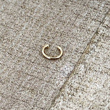 将图片加载到图库查看器，20G 1/4 14k Solid Yellow Gold Nose Hoop
