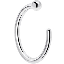 将图片加载到图库查看器，20G 1/4 14k Solid White Gold Nose Hoop
