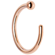 将图片加载到图库查看器，20G 1/4 14k Solid Rose Gold Nose Hoop
