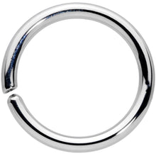 将图片加载到图库查看器，14G 7/16 Handcrafted Solid 14k White Gold Seamless Circular Ring
