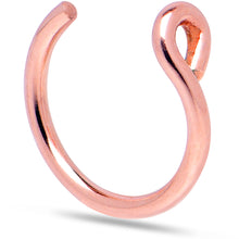 Load image into Gallery viewer, 14k Rose Gold Filled Fake Nose Ring
