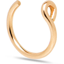Load image into Gallery viewer, 14k Yellow Gold Filled Fake Nose Ring
