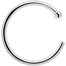Load image into Gallery viewer, Real Platinum Nose Hoop - Hypoallergenic &amp; Luxurious
