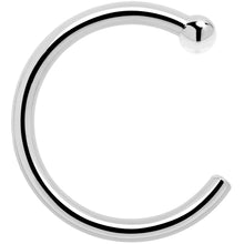 Load image into Gallery viewer, Real Platinum Nose Hoop - Hypoallergenic &amp; Luxurious
