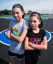 将图片加载到图库查看器，Equal Play Girls' Black T Shirt
