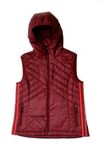 Load image into Gallery viewer, Powerstripe Eco-Friendly Down Hooded Vest
