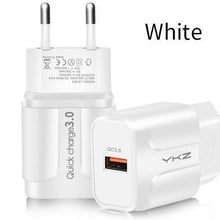 Load image into Gallery viewer, Mobile Phone Charger Quick Charge QC 3.0 4.0 18W Fast Charging Plug Adapter Wall USB Charger

