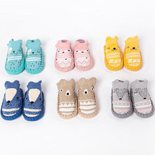 将图片加载到图库查看器，Modern Elegant Baby Girls &amp; Boys Autumn Winter Cotton Soft Sole Cartoon Shoes Socks For Baby Kids
