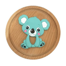将图片加载到图库查看器，1pc Unique Baby Koala Silicone Teether Teething Chew Toy   Nursing Tool Pendant Food Grade Silicone
