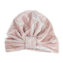 将图片加载到图库查看器，New Modern Baby Hat for Girls Autumn Winter Baby Cap Turban Great for Photography Props Elastic Infant Design
