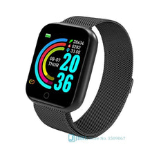 Load image into Gallery viewer, Luxury NEW Fashion Style Stainless Steel Smart Watch For Women and Men Electronics Sport Wrist Watch For Android IOS Square Smartwatch Smart
