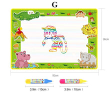 Load image into Gallery viewer, Magic Water Painting Drawing Mat &amp; 2 Pens Doodle Board Coloring Books for Kids Children Educational Toys
