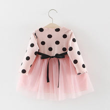 Load image into Gallery viewer, Luxury Long Sleeve Infant Dresses Polka Dot Daisy Fashion Baby Girls Clothing For Girls In Elegant Flower Desing For Little Princess

