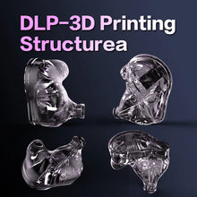 Load image into Gallery viewer, AUDIOSENSE DT600 HiFi Stereo 6BA IEMs with Detachable MMCX Cable 3D Printing Resin Shell Away from Bustle Immersed in Music
