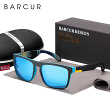 Load image into Gallery viewer, BARCUR Men's Polarized Driving Sunglasses – UV400 Protection Lightweight TR90 Frame Anti-Glare Lens Stylish Oculos de Sol Summer Sunglasses
