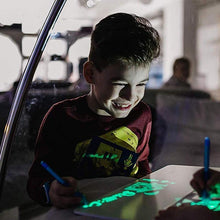 Load image into Gallery viewer, Draw With Light-Fun And Developing Drawing&amp;write Flip Board Kids Educational Toy Magic Drawing Lighting In Dark Gift For Child
