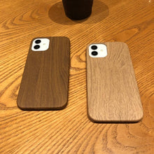 Load image into Gallery viewer, Luxury Wood Simple Phone Case For iPhone 12 11 Pro Max Mini XS X XR 7 8 Plus SE Retro New Design Natural Soft Eco-Friendly Bamboo Wood Cover Protective Phone Cover
