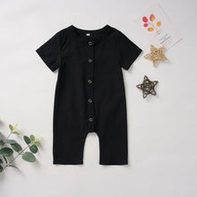 将图片加载到图库查看器，Newborn Infant Baby Boy Girls Unisex Button Romper Jumpsuit Playsuit Sunsuit Clothes For Girls And Boys

