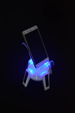 Load image into Gallery viewer, Rotating Display Stand 360 Degrees Exhibition Product Solar Powered Led Light Display Stand with Battery Power
