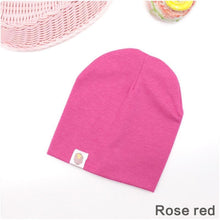 Load image into Gallery viewer, Baby Street Dance Hip Hop Hat Cotton Toddler Hat for Boys and  Girls Cap Winter Warm Solid Color Children Hat In Modern Design
