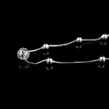 Load image into Gallery viewer, Hot Sale Fashion 925 Sterling Silver Anklet Chain Hollow Ball Pendant Anklets Bracelet Chain For Women's Wedding Jewelry Gift

