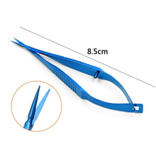 Load image into Gallery viewer, Titanium alloy Ophthalmic microsurgery Stainless steel scissors animal experiment 8.5cm Venus scissors surgical tools
