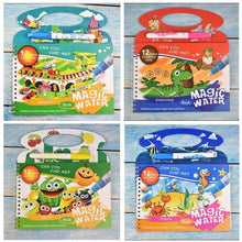 将图片加载到图库查看器，Montessori Coloring Book Doodle &amp; Reusable Magic Pen Painting Drawing Board For Kids Baby Educational Birthday Toy
