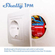 Load image into Gallery viewer, Shelly Plus 1PM Smart Home Life WiFi Relay Switch Control And Measure Power Consumption Range Of Appliances Office Equipment
