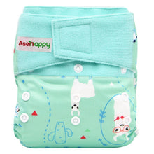 将图片加载到图库查看器，Baby Pocket Cloth Diaper Suede Cloth Inner Washable Reusable Eco-Friendly Nappies Cover Wrap In Modern Elegant Deisgn For Baby
